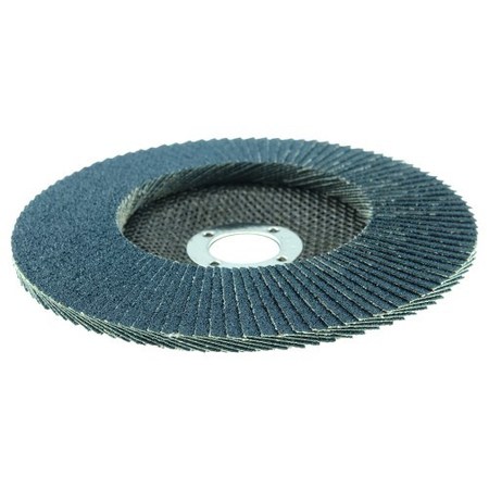 Weiler 6" Tiger Disc Abrasive Flap Disc, Conical (TY29), 60Z, 7/8" 50650